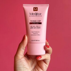 Medikoz Tone-Up Cream SPF50+ 50 ml - Pink Sun Cream - Pembe Güneş Kremi